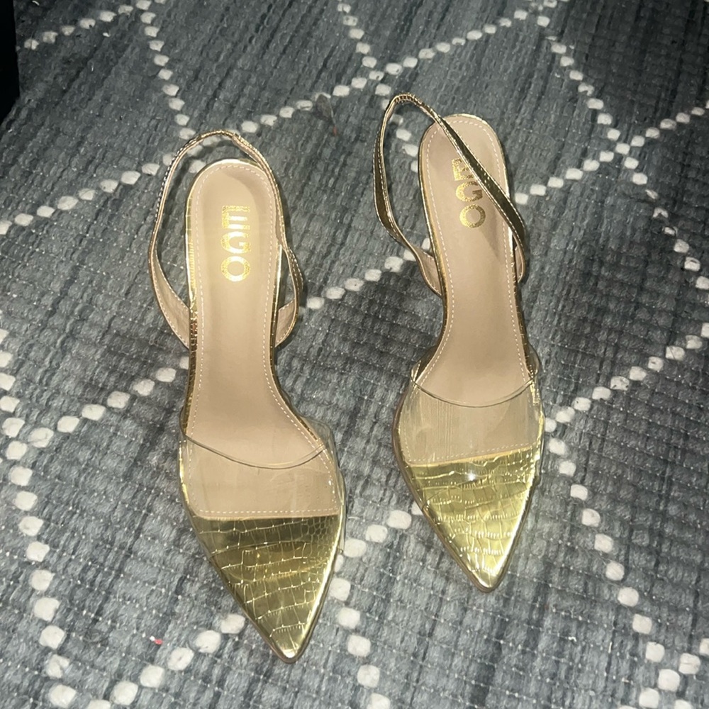Ego gold heels